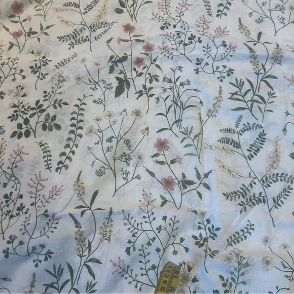 IKEA TIMJANSMOLT Cotton King Duvet Pillow Sham Set 2 Farmhouse Country - Picture 2 of 6